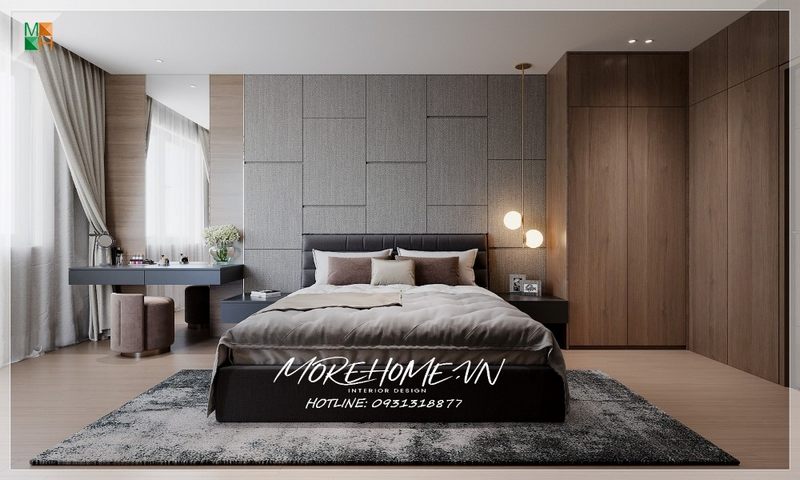 thiết kế nội thất gỗ óc chó